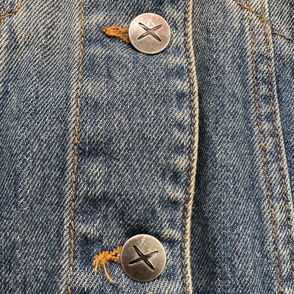 Drop Dead Women’s Denim Vest - Vintage Rare Find! - Picture 8 of 12